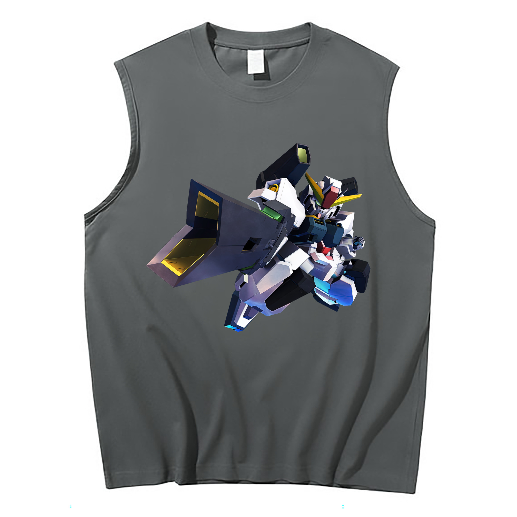 （画像用） 機動戦士ガンダム Mobile Suit Gundam コットン100％タンクトップ（フロントプリント）
